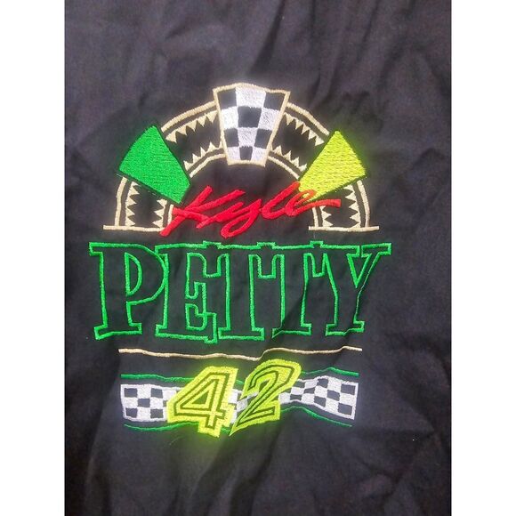 Vintage Kyle Petty Brickyard Mello Yellow Bomber Jacket 2XL - Picture 6 of 6